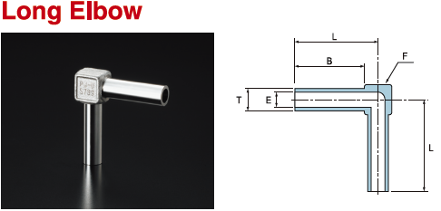 PRIMET 产品信息 焊接连接件Long Elbow