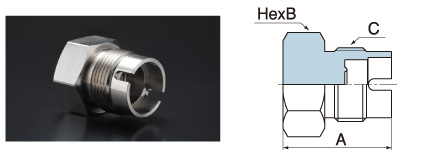 PRIMET products Cylinder connectors　Male Plug