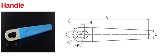 PRIMET Products Informartion Cylinder connectors　Handle