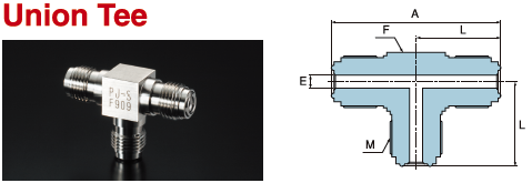 PRIMET Products Metal seal fittings Union Tee