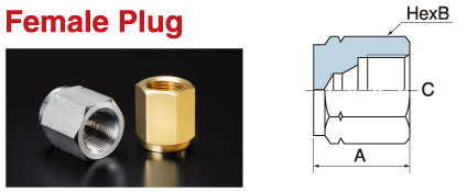 PRIMET제품정보 실린터 컨넥터　Female Plug