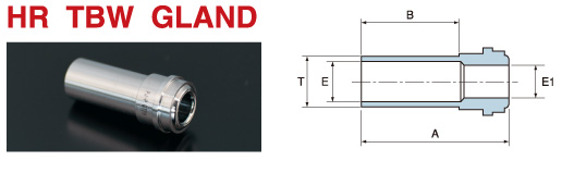 PRIMET 제품정보 메탈 실 피팅 HR TBW Gland